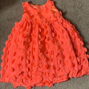Coral floral spring/summer dress good condition